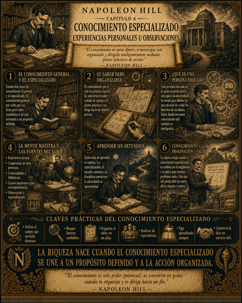 Capítulo 4: El conocimiento especializado