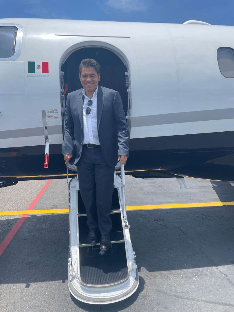 Mauricio en vuelo