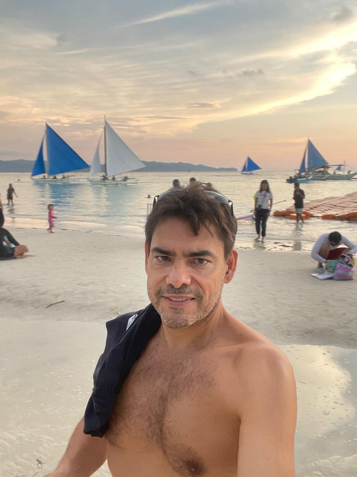 Atardecer en Boracay, Filipinas