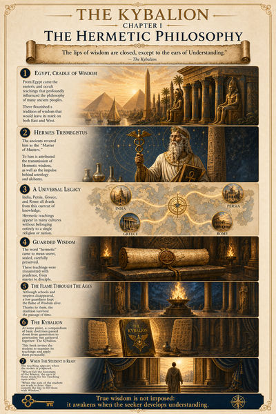 The Hermetic Philosophy visual map