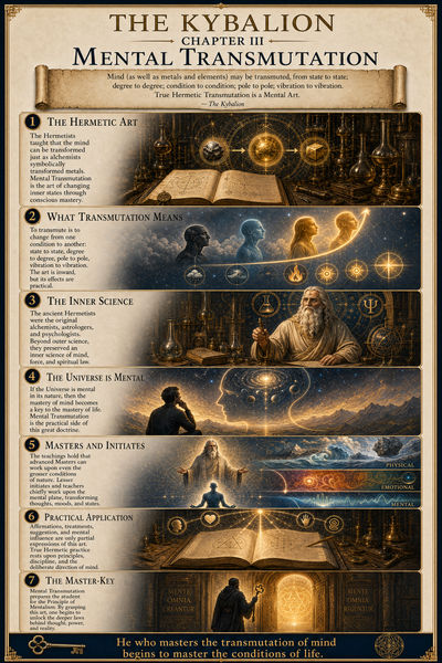 Mental Transmutation visual map