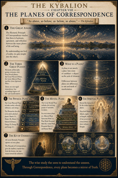 The Planes of Correspondence visual map