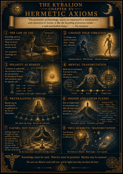Hermetic Axioms visual map